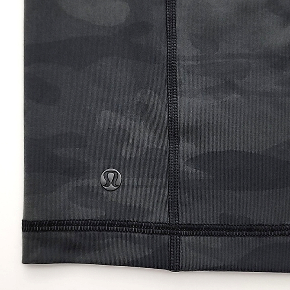 Lululemon Rocket Pencil Skirt Black Retro Grey Camo Zip Pockets Stretch Size 4 - Picture 14 of 16